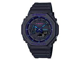 Casio G-Shock Virtual World Carbon Core Guard Analog-Digital Watch (GA2100VB-1A)