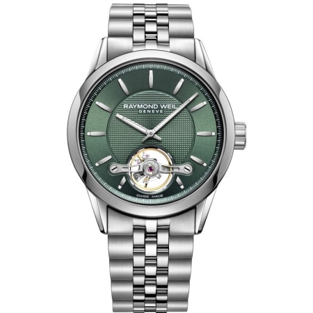 Raymond Weil Stainless Steel Freelancer Automatic Green Dial 42 MM