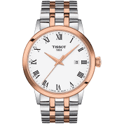 TISSOT CLASSIC DREAM (T1294102201300)
Case Size: 42mm
Case Material: 316L stainless steel case with rose gold PVD coating
Crystal: Scratch-resistant sapphire crystal
Movement: Swiss quartz
Functions: EOL (battery end-of-life indicator)
Dial: White W
