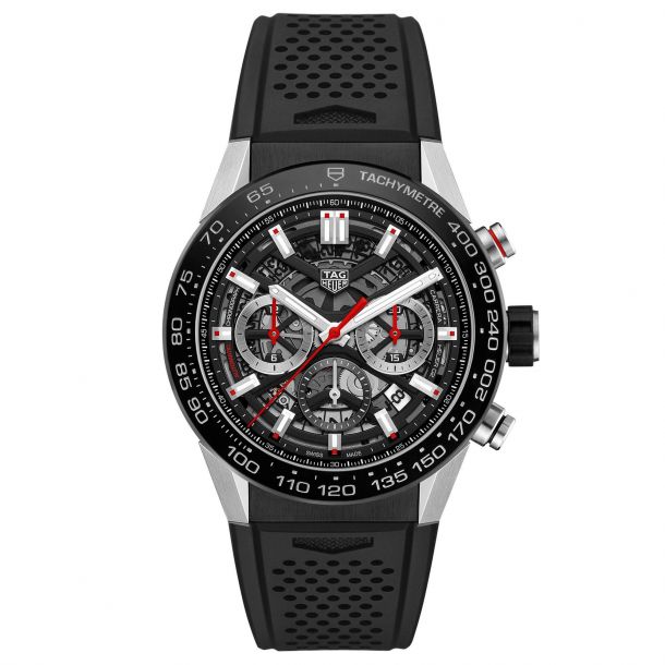 Tag Heuer Carrera Automatic Chronograph 45mm Watch (CBG2A10.FT6168)