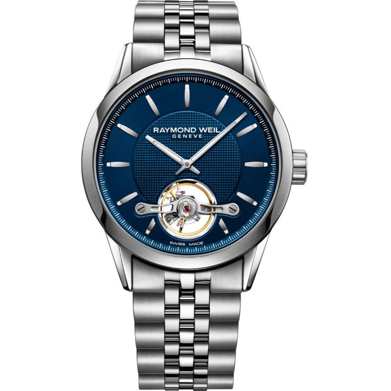 Raymond Weil Stainless Steel Freelancer Automatic Blue Dial 42 MM