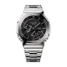 G-Shock Stainless Steel Case And Band With Deployment Clasp And Blk Dial Bluetooth