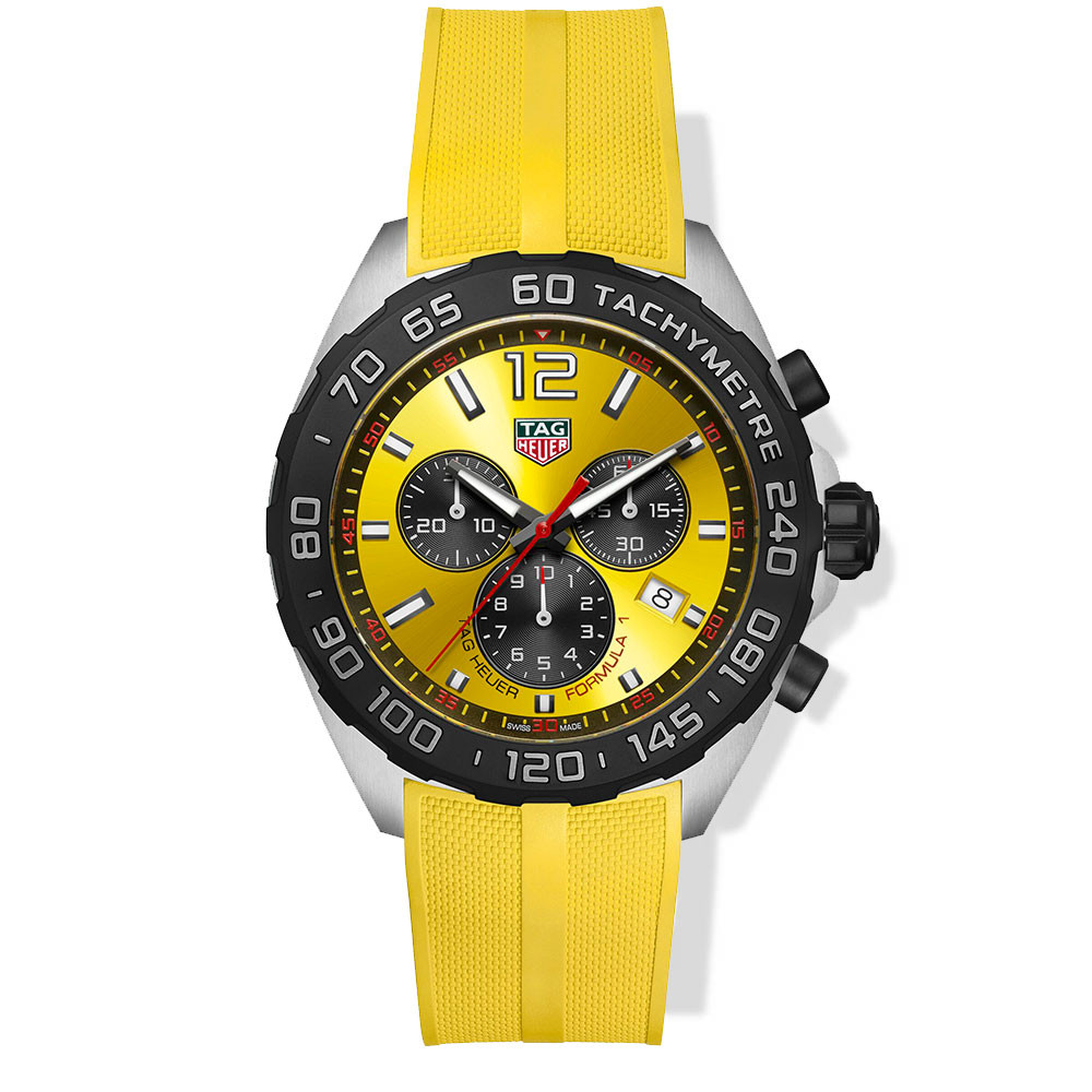 Tag heuer formula 1 chronograph hot sale rubber strap