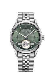 Raymond Weil Freelancer Men's Calibre RW1212 Automatic Watch (2780-ST-52001)
42.5 mm, stainless steel bracelet, green dial, visible balance wheel
