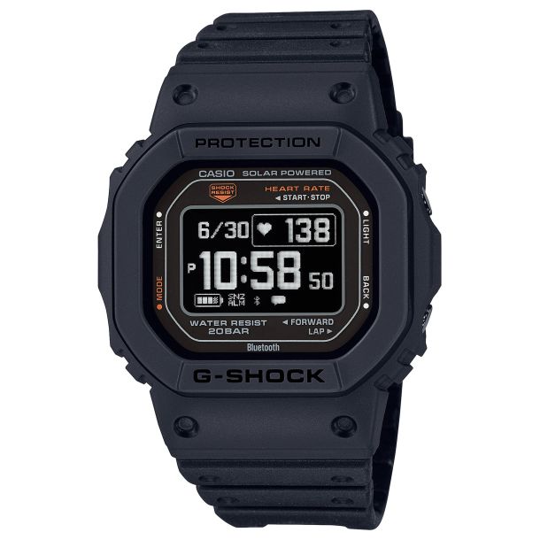 Casio G-Shock G-Squad DW-H5600 Digital Black Resin Watch | 51mm
