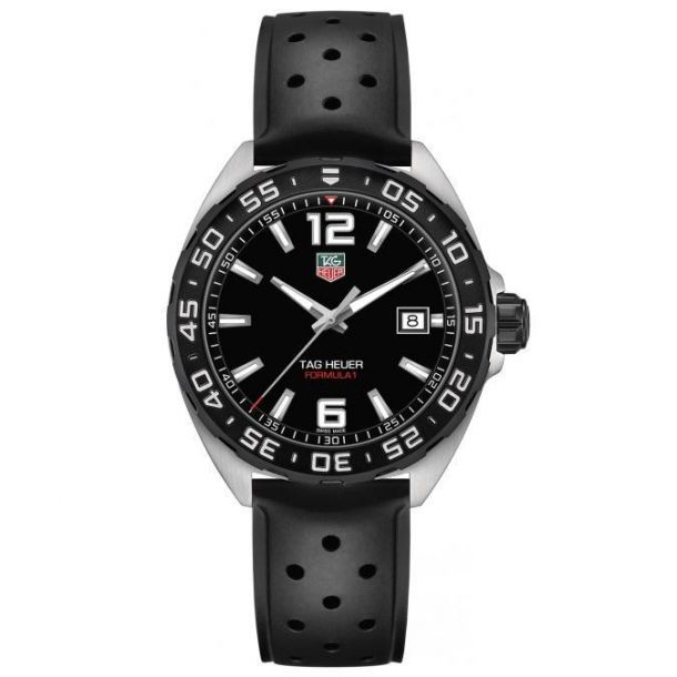 Tag Heuer  Formula 1 Quartz 41Mm Watch Black Dial