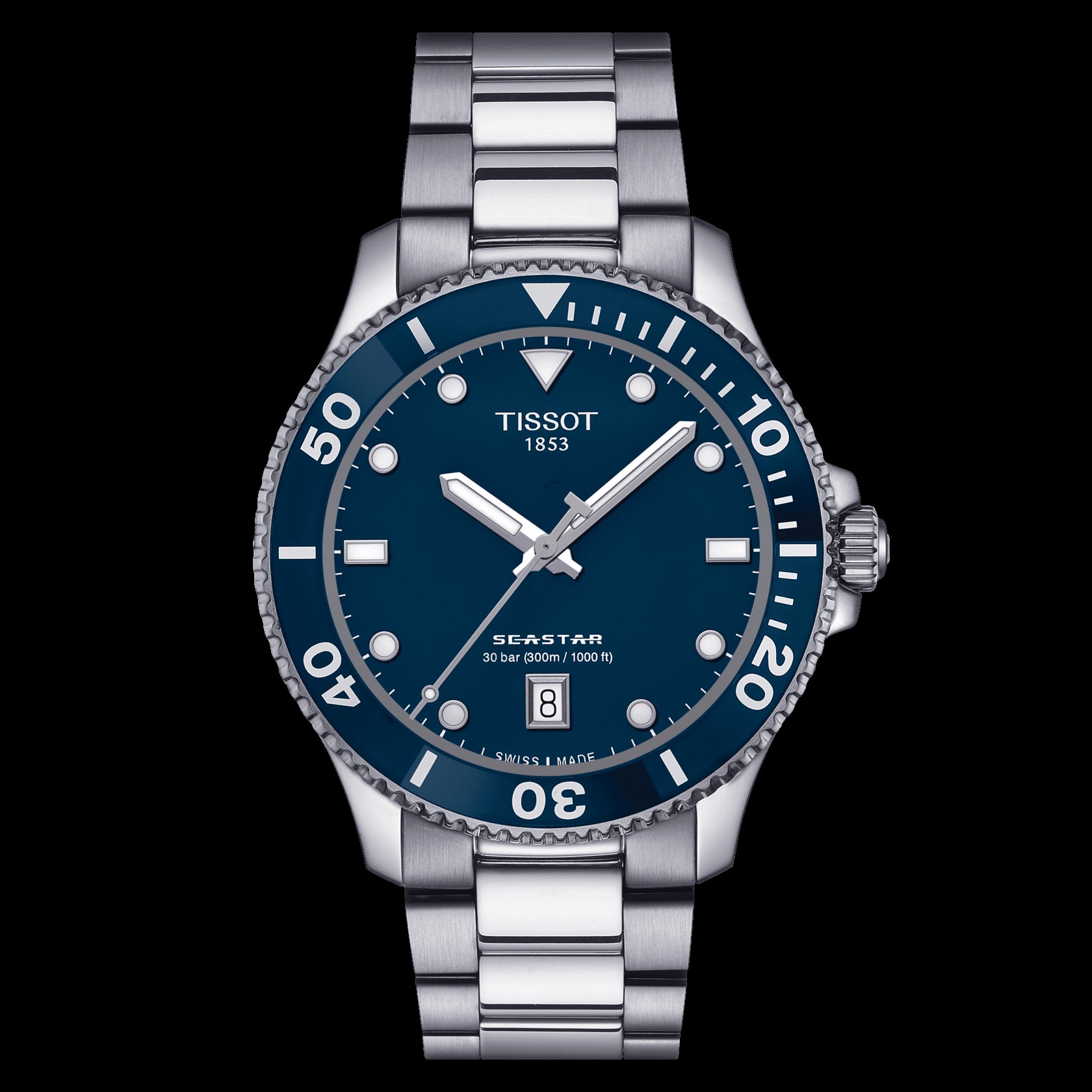 TISSOT SEASTAR 1000 40MM (T120.410.11.041.00)
316L stainless steel case