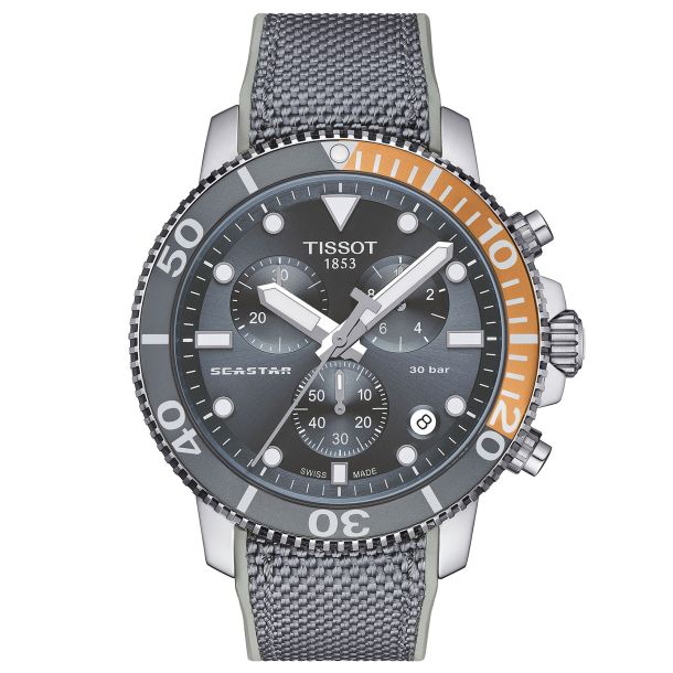 TISSOT 45.5mm  SEASTAR 1000 CHRONOGRAPH (T120.417.17.081.01)