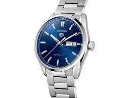 Tag Heuer Carrera Calibre 5 Automatic Day-Date Blue Dial 41Mm Watch (Wbn2012.Ba0640)