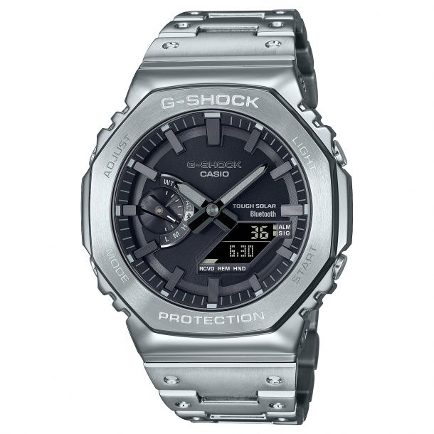 Casio G-Shock Full Metal Connected Solar Stainless Steel Watch (GMB2100D-1A)