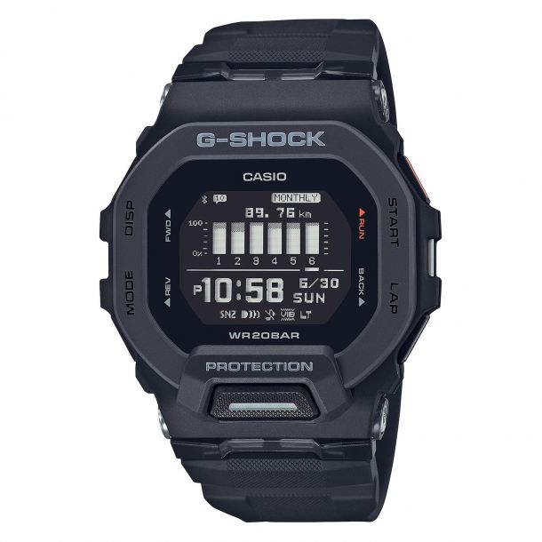 Casio G-Shock G-Squad Move Digital Connected Black Resin Strap Fitness Watch