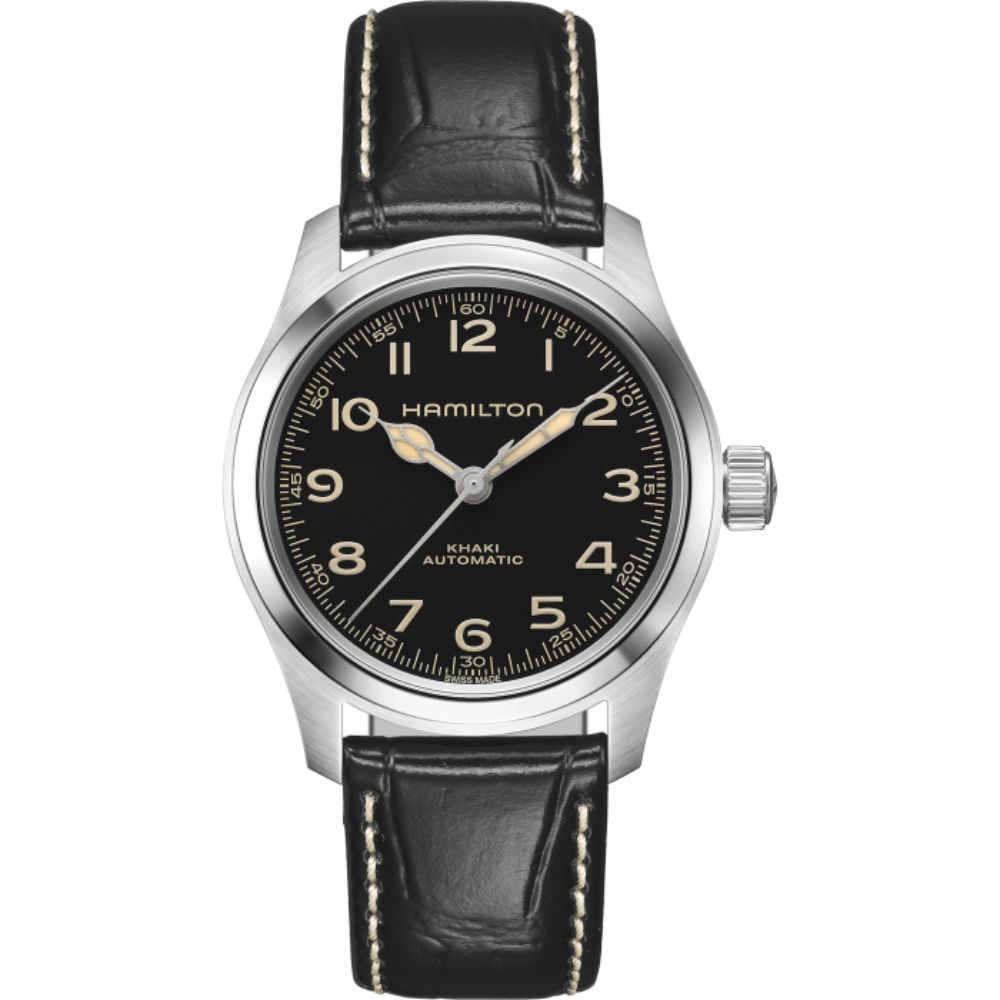 Hamilton Khaki Field Murph Automatic Black Leather Strap Limited Edition Watch (H70405730)