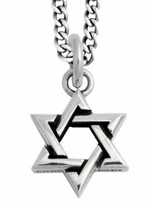 King Baby: Sterling Silver Star Of David With Chain Length: 18