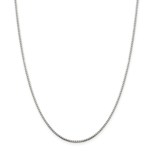 Sterling Silver 1.5mm Box Chain 20