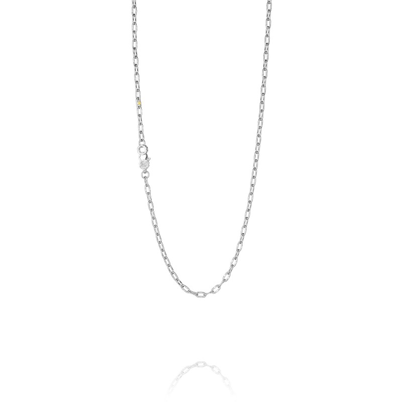 Sterling Silver Cable Chain Length: 15 3/4 