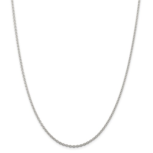 Sterling Silver 1.95mm Cable Chain
Length: 22