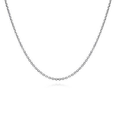 Gabriel & Co Sterling Silver Link Chain 22 Inch Necklace
