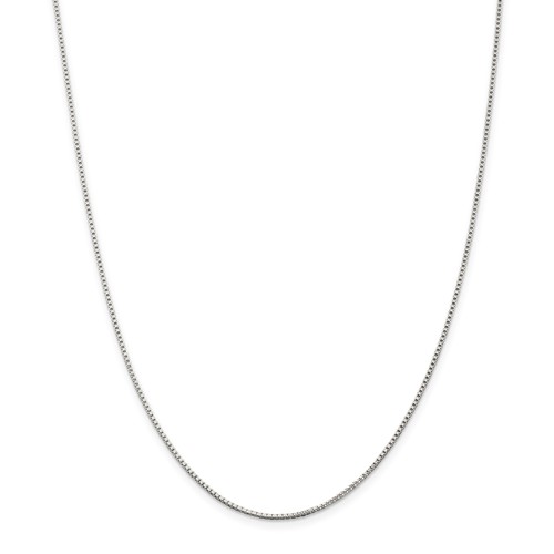 Sterling Silver 1.10mm Box Chain 18