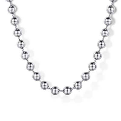 Gabriel & Co Sterling Silver 4 mm Shotbead Necklace  22 Inch