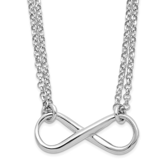 Sterling Silver Infinity Necklace
Name: 18