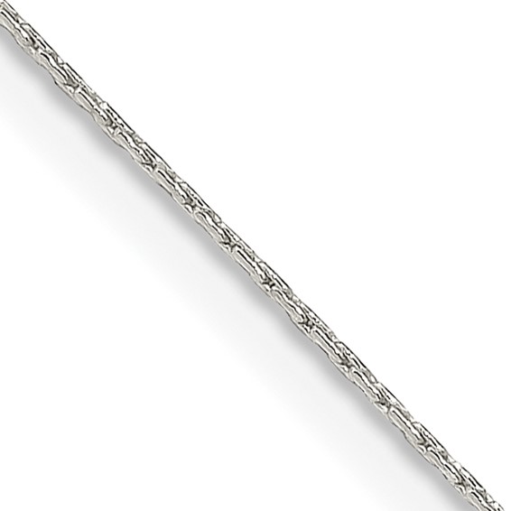 Sterling Silver 0.6mm Oval Box Chain 16