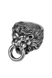 King Baby : Sterling Silver  Lion Head Ring Size 11