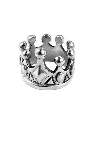 King Baby: Sterling Silver Crown Ring Size 11