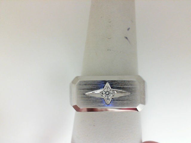 Gabriel & Co Sterling Silver North Star Ring 0.07 Ct Ring