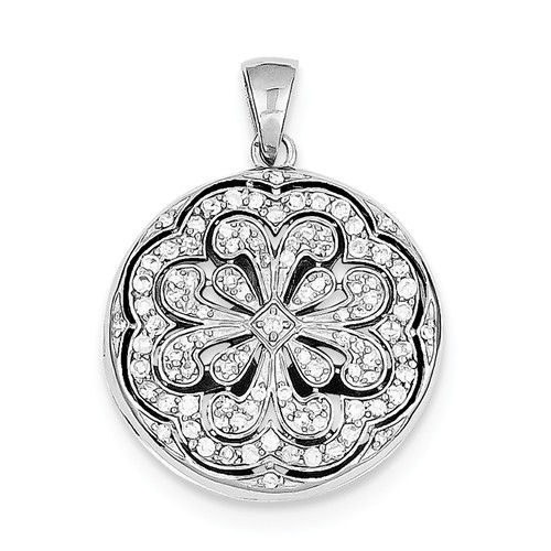 Sterling Silver Pendant
Charm Type: CUBIC ZIRCONIA LOCKET
Chain Type: Cable Link
Metal: Sterling Silver
Length: 22
