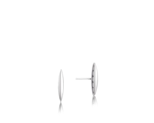 Tacori: Sterling Silver Ivy Lane Marquise Stud Earrings