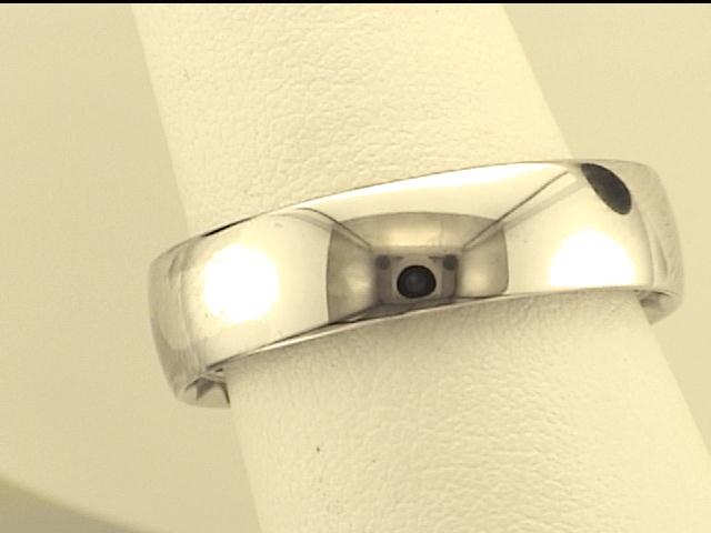 Tacori: Stainless Steel  6mmTacori Sport Band Milgrain Edge Wedding Band Ring
Size 9.5