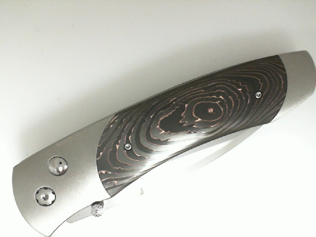 William Henry Titanium Carbon Fiber S35 VN Steel Pocket Knife