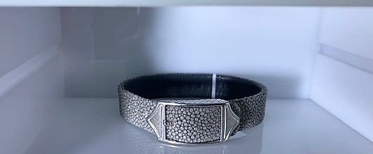 Sting HD:  Grey Sting Ray Luxe  With Sterling Silver Bracelet
Sz: Reg