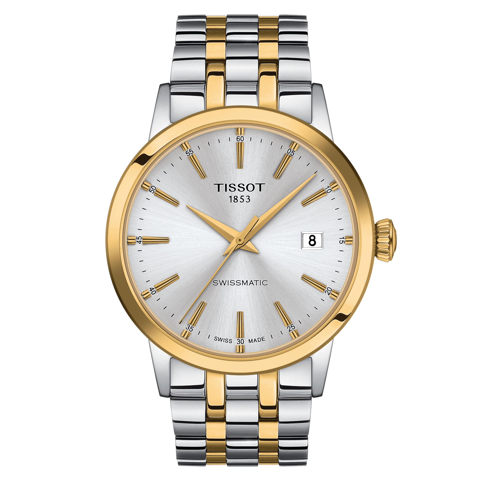 TISSOT CLASSIC DREAM SWISSMATIC (T129.407.22.031.01)
42mm Round Case
See-through caseback
Scratch-resistant sapphire crystal with antireflective coating
Swiss Tissot automatic with power reserve of 72 hours
Silver dial with indexes
316L stainless st